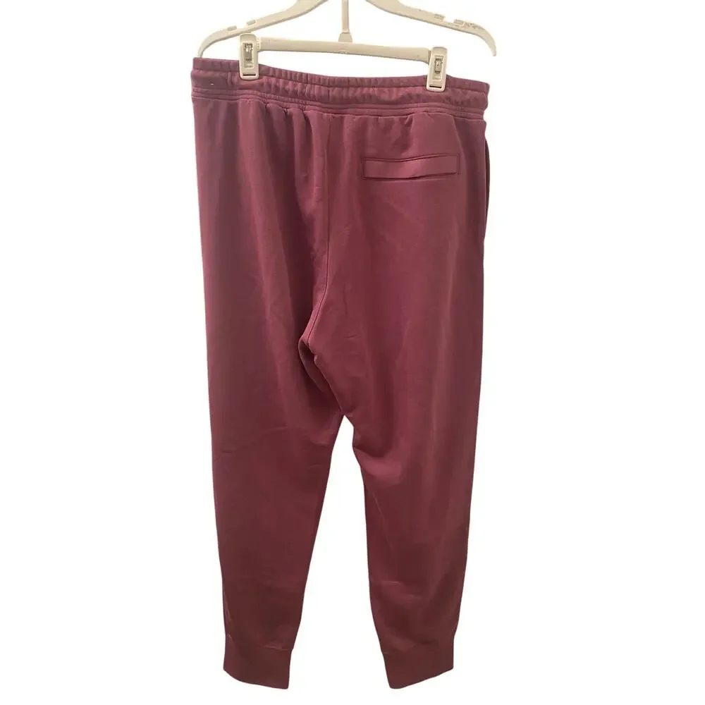 Nike Bordeaux Purple Flower Jogger Sweatpants Size XL